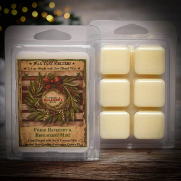 Bayberry and Rosemary Mint Mini Pack of 6 tarts