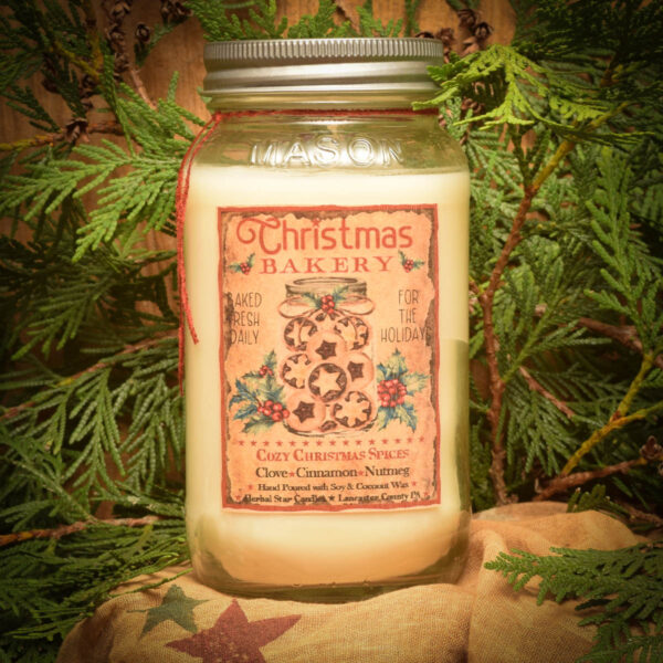 Cozy Christmas Spices 24 oz Jar Candle