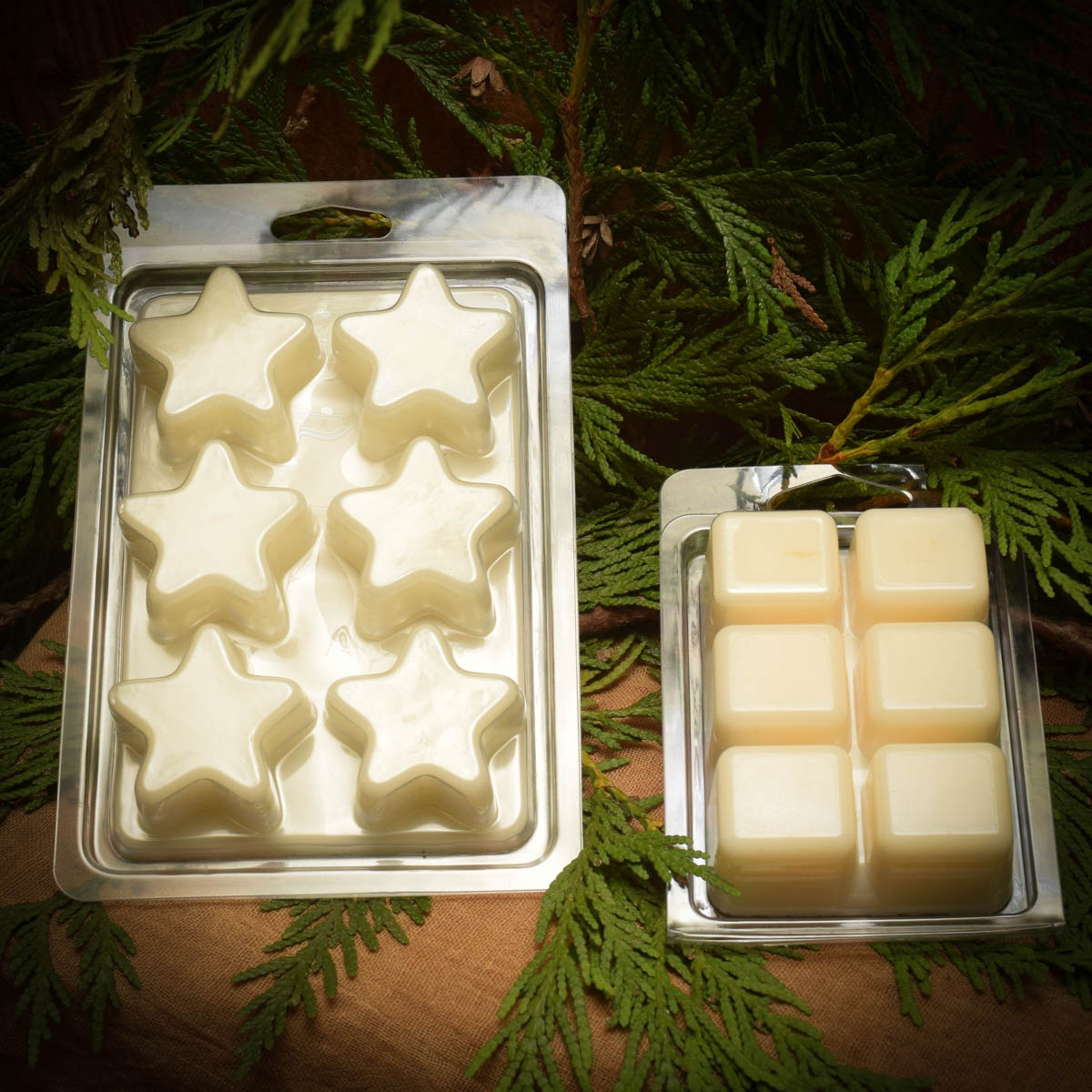 thumbnail image 2 of Handmade Vegan Wax Melts – 6 Pack, Highly Scented, 70+ Designer Inspired Scents, 30-40g, Star & Flower Shapes 2 of 6