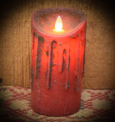 3x6 moving flame pillar candle