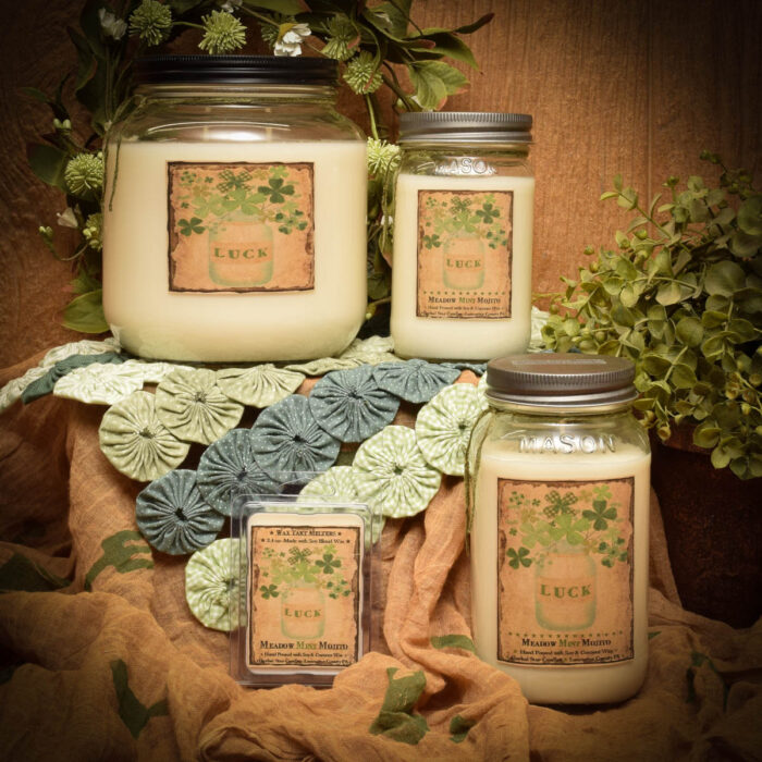 Meadow Mint Mojito Scent Collection Herbal Star Candles