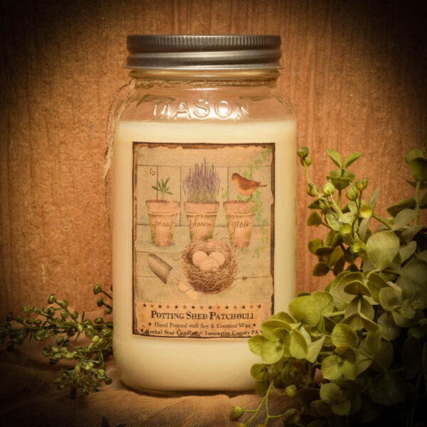 Potting Shed Patchouli Patchouli 24 oz Jar candle