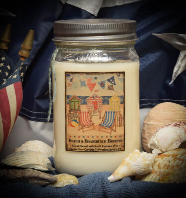 beach 16 oz jar