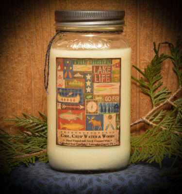 Lake Life Living 24 oz Jar Candle