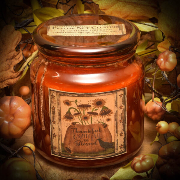 Praline Nut Cluster Apothecary Jar