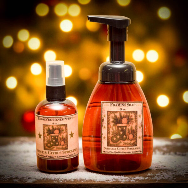 Spruce & Citrus Stockings – 8 oz Foaming Hand Soap - Image 2