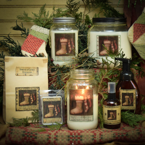 Spruce and Citrus Stockings scent collection