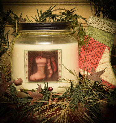 Spruce and Citrus Stocking 64 oz Jar Candle