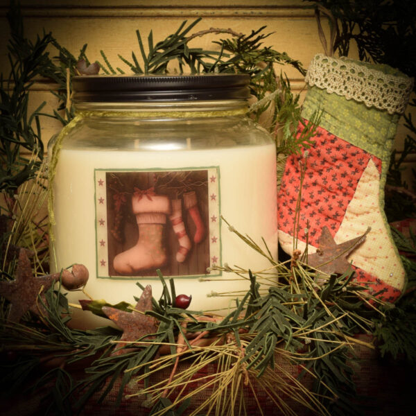 Spruce and Citrus Stocking 64 oz Jar Candle