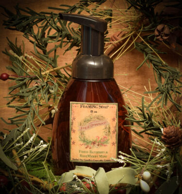 Fresh Bayberry and Rosemary Mint Foaming Soap