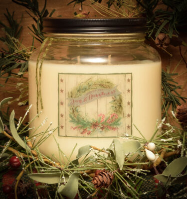 Fresh Bayberry and Rosemary Mint 64 oz Jar candle