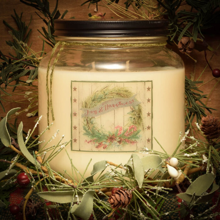 Bayberry and Rosemerry Mint Jar Candle64 oz Herbal Star Candles