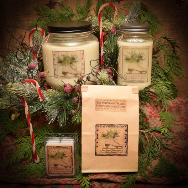 Iced Peppermint Skates and Hot Chocolate Dates Scent Collection