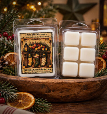 Spruce and Citrus Stockings 2.4 oz Mini Pack of 6 Wax Tarts