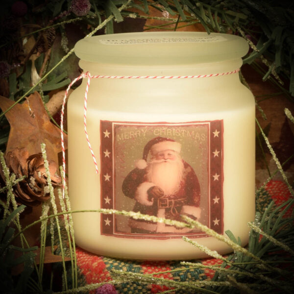 Old Santa Cinnamon Frosted Apothecary Jar