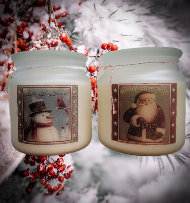 Christmas Apothecary Jars