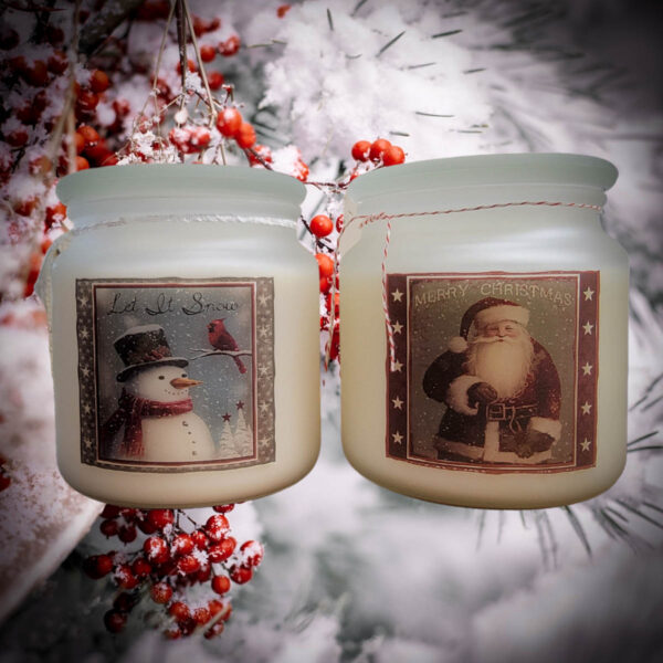 Christmas Apothecary Jars