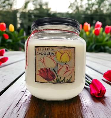 Timeless Tulips 64 oz Jar candle