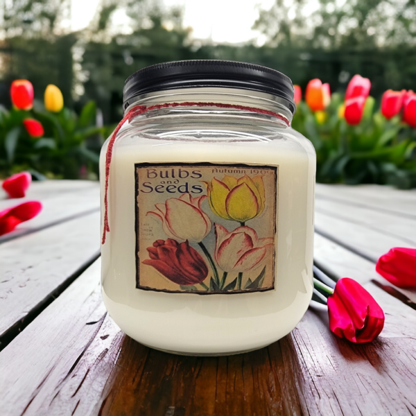 Timeless Tulips 64 oz Jar candle