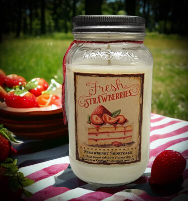 Strawberry Shortcake 24 oz Jar candle