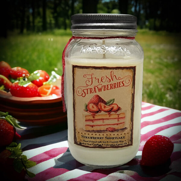 Strawberry Shortcake 24 oz Jar candle