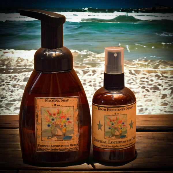 Tropical Lotion by the Ocean Soap and room spray