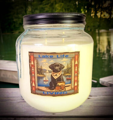 Lake 64 oz with Black Lab Label