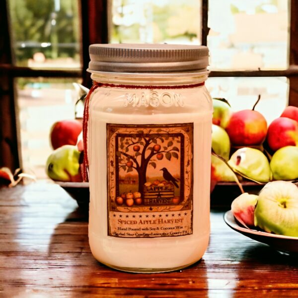 Spiced Apple Harvest 16 oz Jar Candle