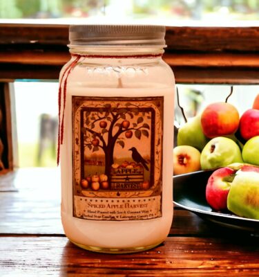 Spiced Apple Harvest 24 oz jar candle