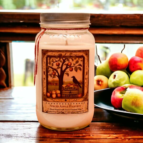 Spiced Apple Harvest 24 oz jar candle