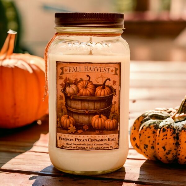 harvest 24 oz jar candle