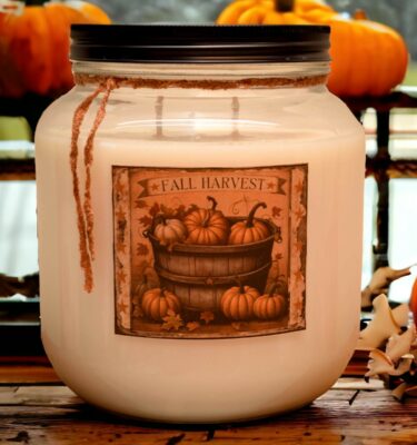 harvest 64 oz jar candle