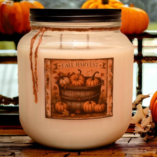 harvest 64 oz jar candle