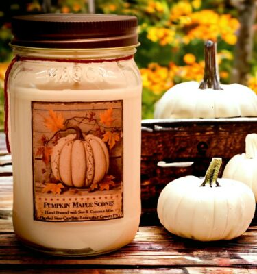 Pumpkin Maple Scones 16 oz Jar Candle
