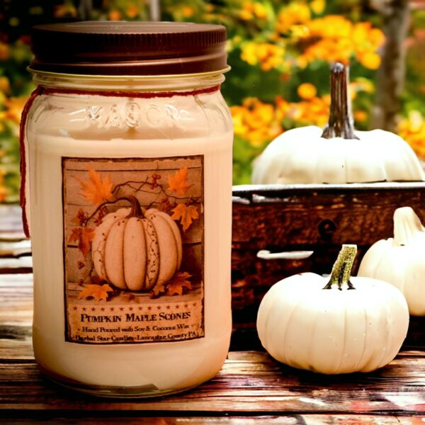 Pumpkin Maple Scones 16 oz Jar Candle