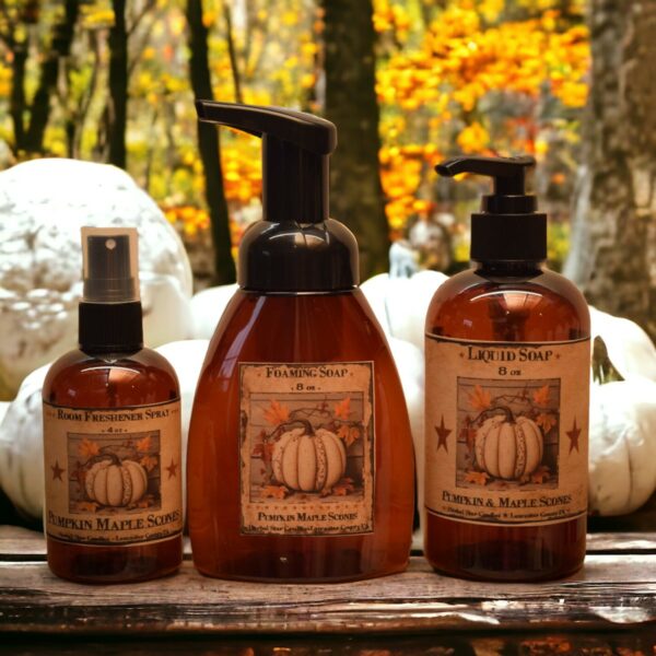 Pumpkin Maple Scones soaps and room spray