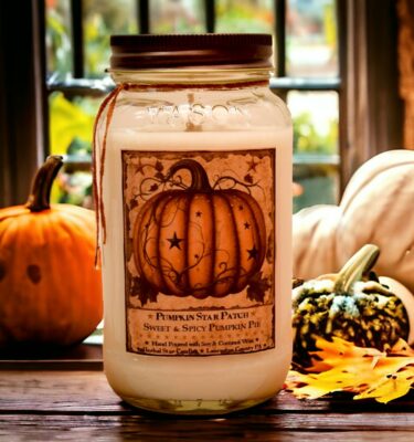 Pumpkin Star Patch 24 oz Jar candle