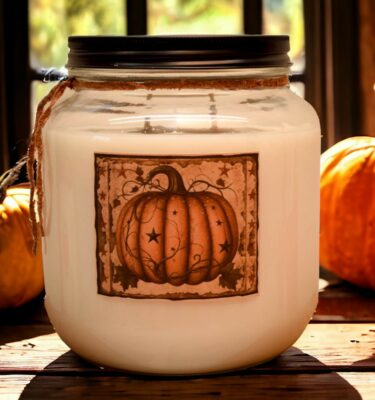 Pumpkin Star Patch 64 oz Jar candle