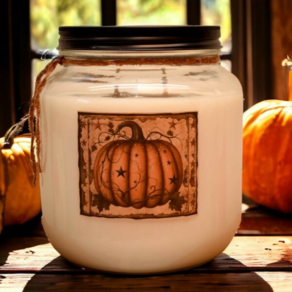 Pumpkin Star Patch 64 oz Jar candle