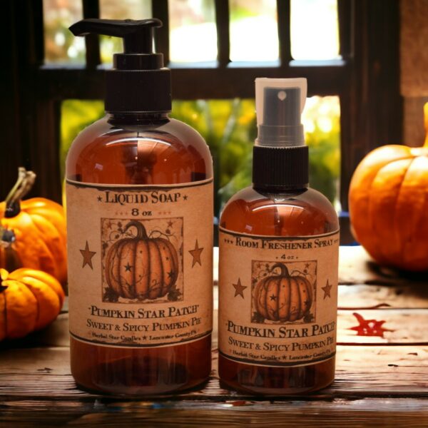 Pumpkin Star Patch Soap and room spray