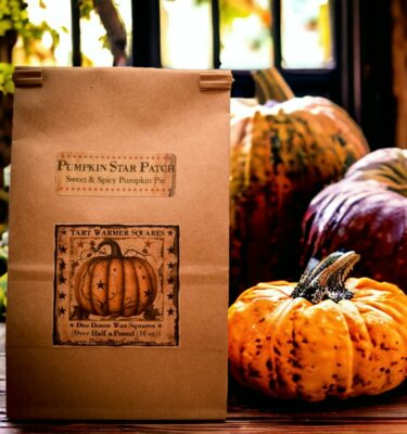 Pumpkin Star Patch tart bag