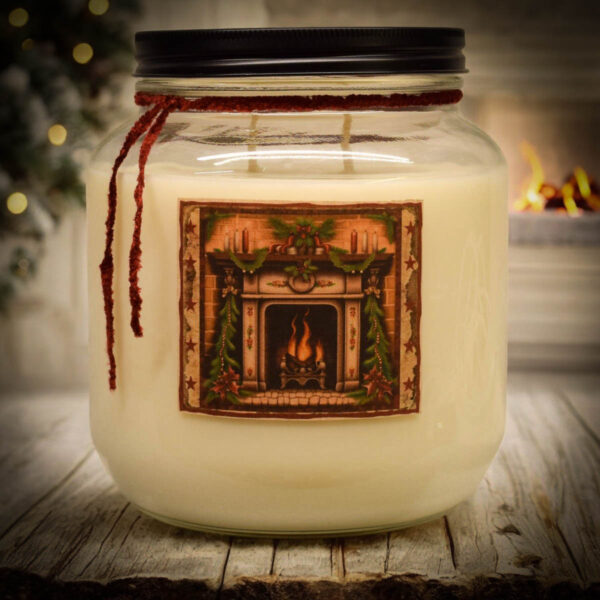 Cozy Christmas Spices Jar Candle-64 oz