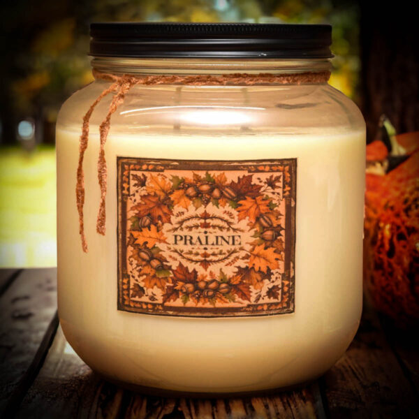 Praline Nut Cluster 64 oz jar candle