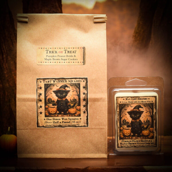 Trick Or Treat with Black Cat tarts