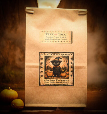 Trick Or Treat with Black Cat Label bag of 12 tarts