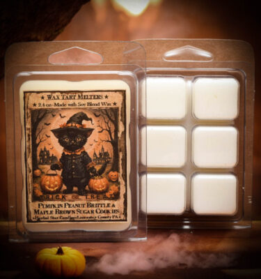 Trick Or Treat with Black Cat mini pack of 6 tarts