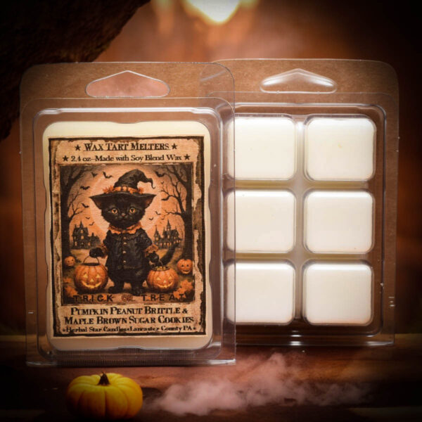 Trick Or Treat with Black Cat mini pack of 6 tarts