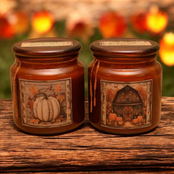 Amber Apothecary Jars