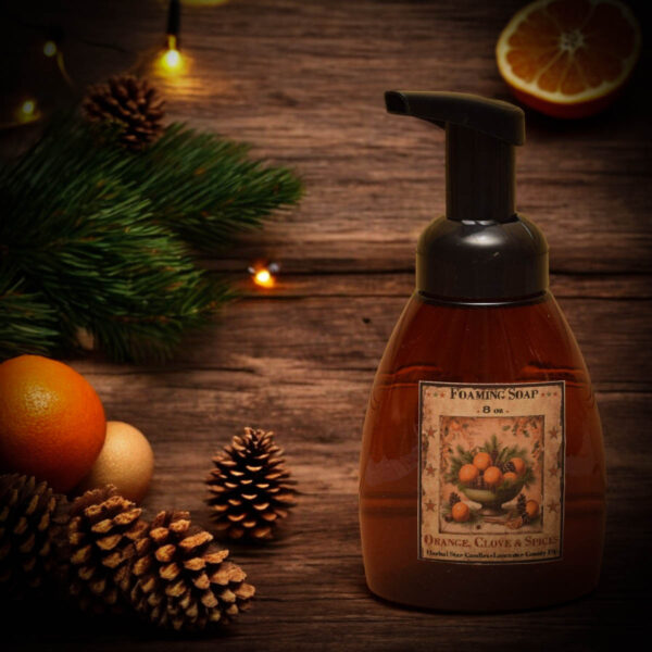 Orange Clove and Spices Foaming Soap