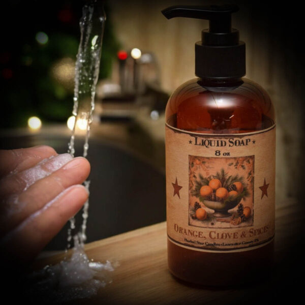Orange Clove and Spices liquid soap